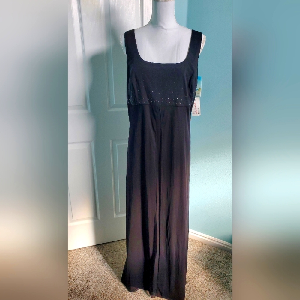 NWT Black Gown